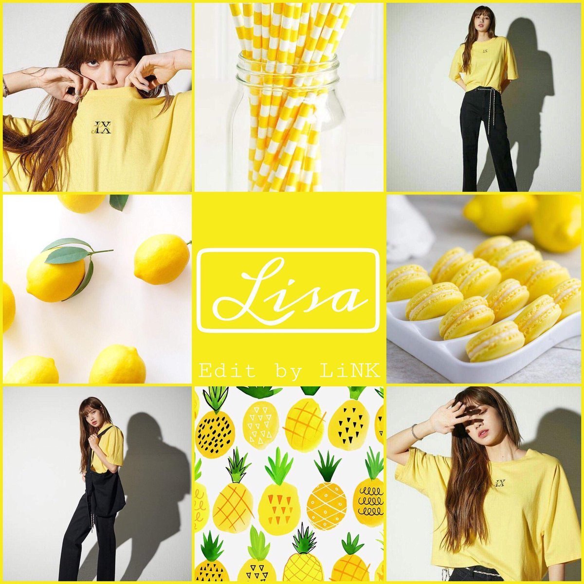 Желтый коллаж