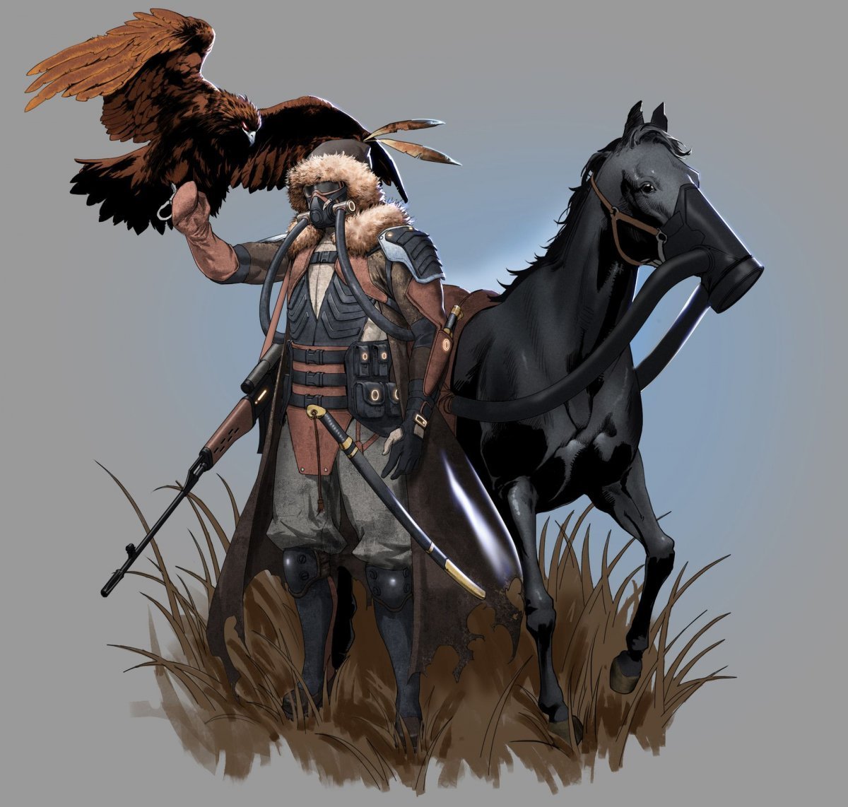 Казах воин арт