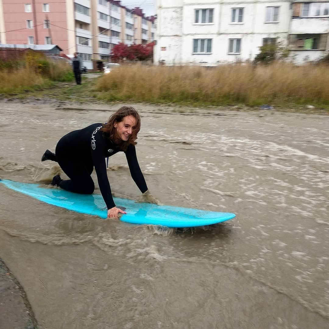 Южно-Сахалинск лужи