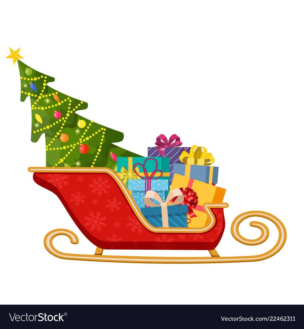 Новогодний подарок санки