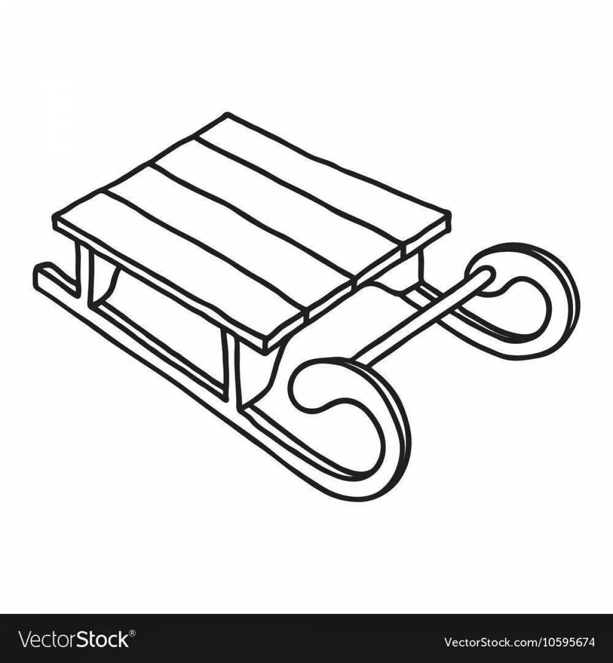 Сани-розвальни 19 века