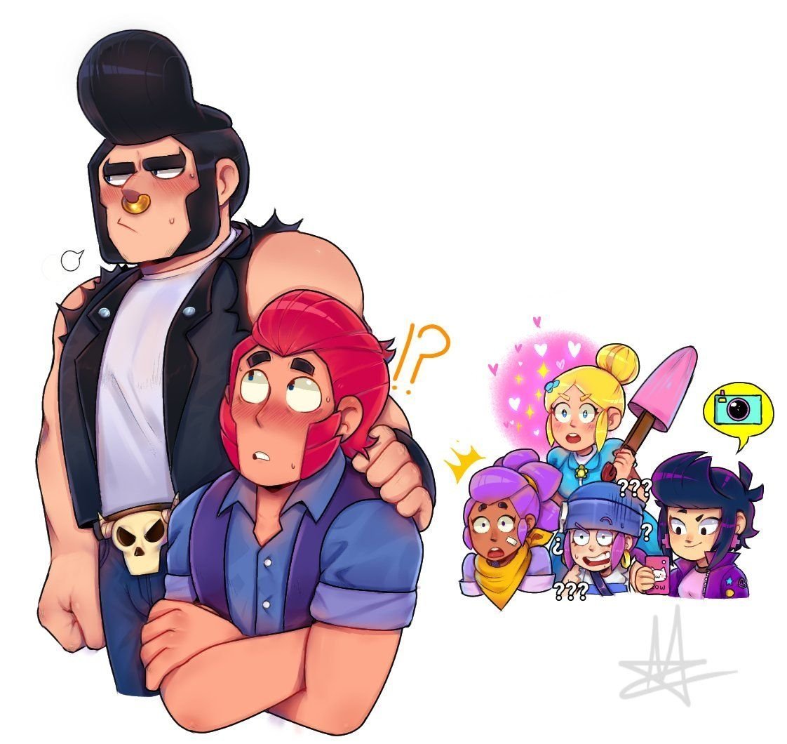 Bibi Brawl Stars Art героиня Биби