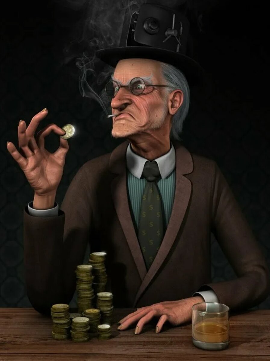 Эбенезер Скрудж арт