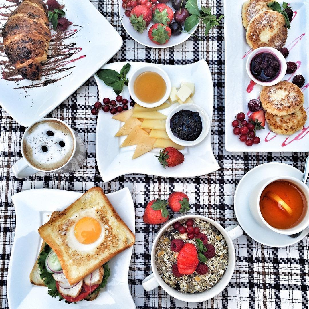 Завтрак коллаж