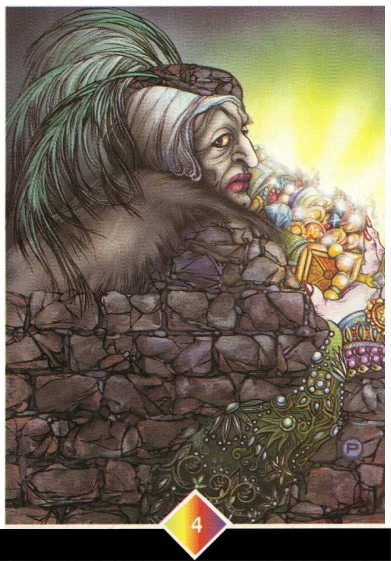 4 Пентаклей Ошо дзен Таро