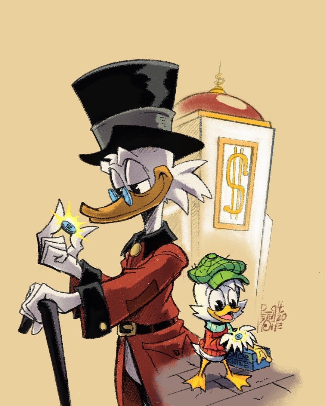 Дональд дак и Скрюдж Мак дак