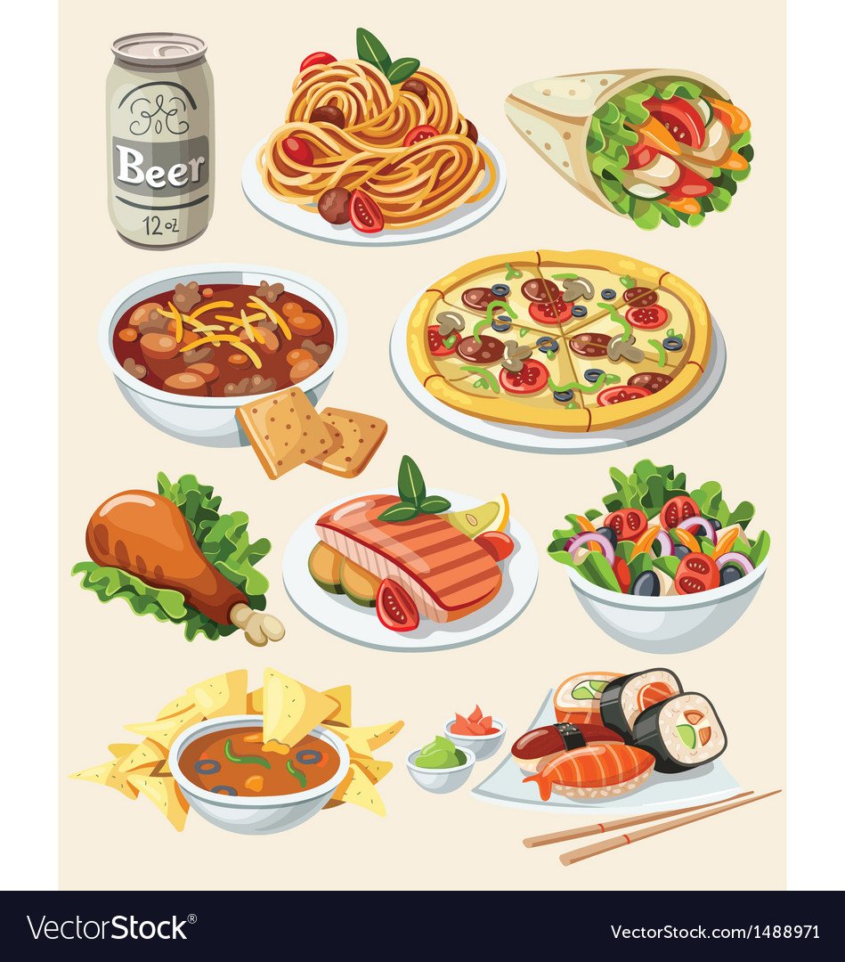 Мультяшная домашняя еда