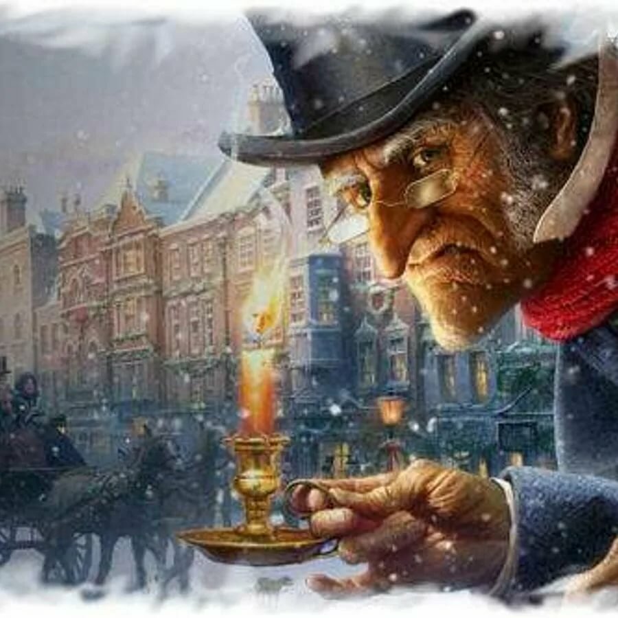 Рождественские песнь Чарльз Диккенс Скрудж