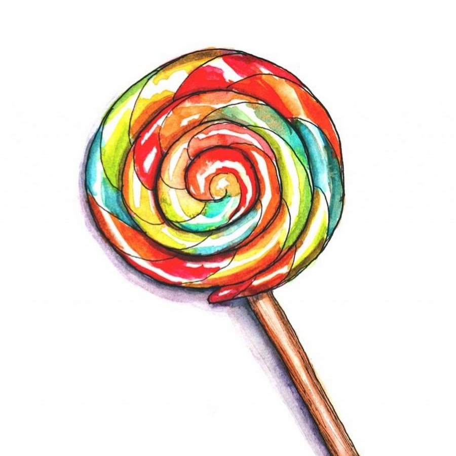 Леденец на палочке