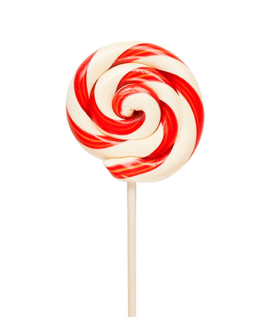 Новогодний леденец круглый