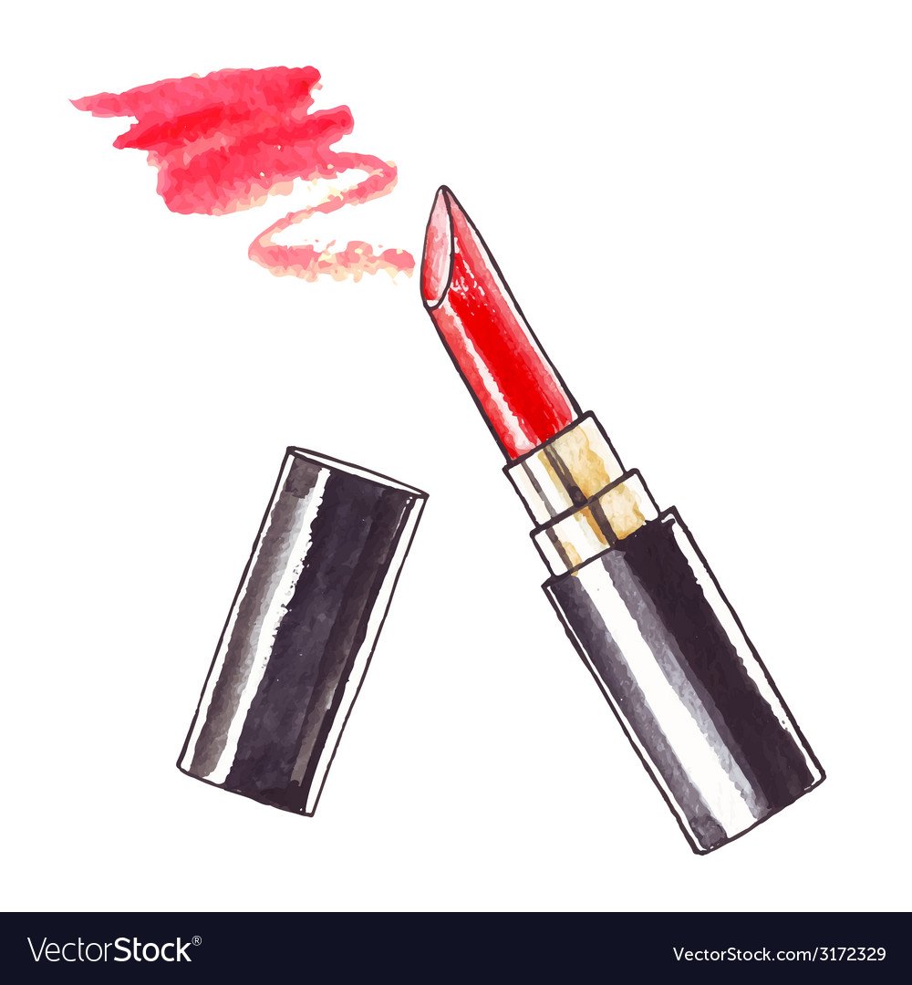 Нарисовать помаду