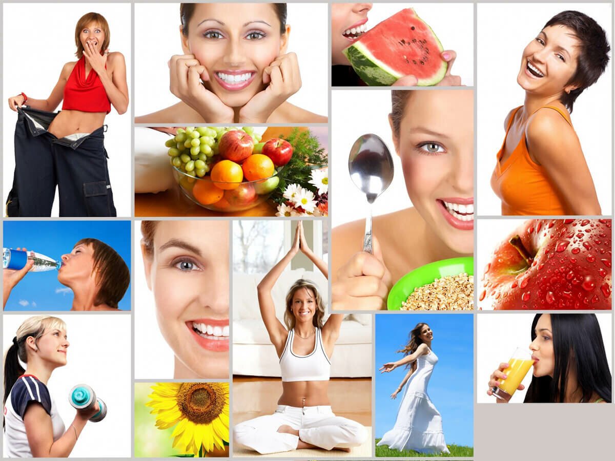 Коллаж ЗОЖ