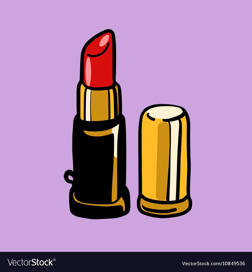 Помада в стиле поп арт