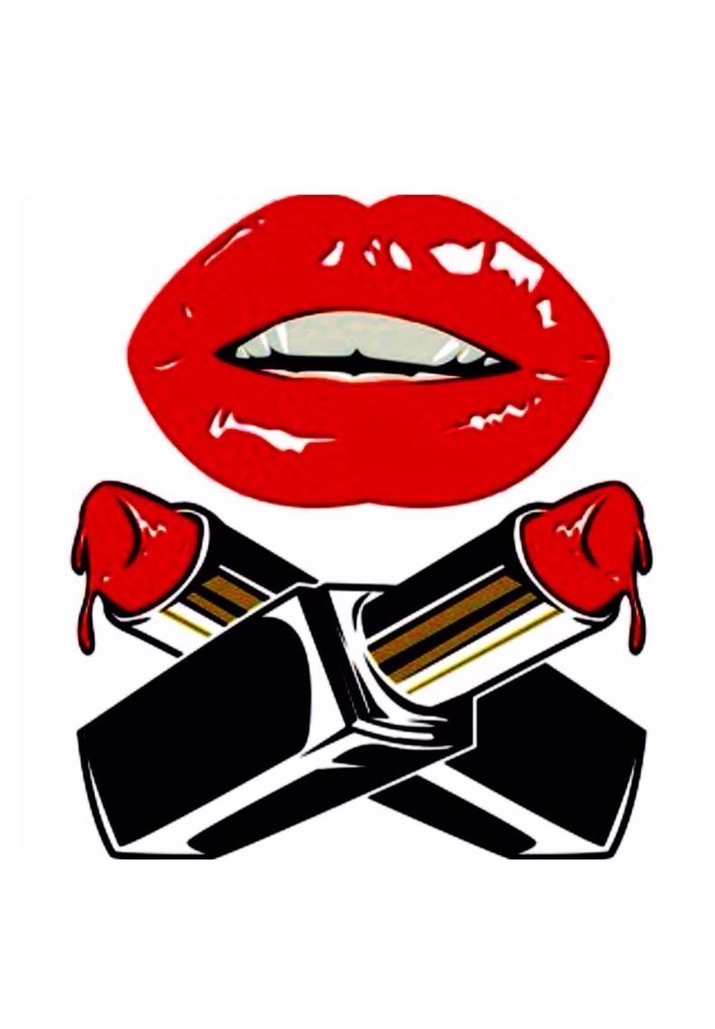 Губы поп арт