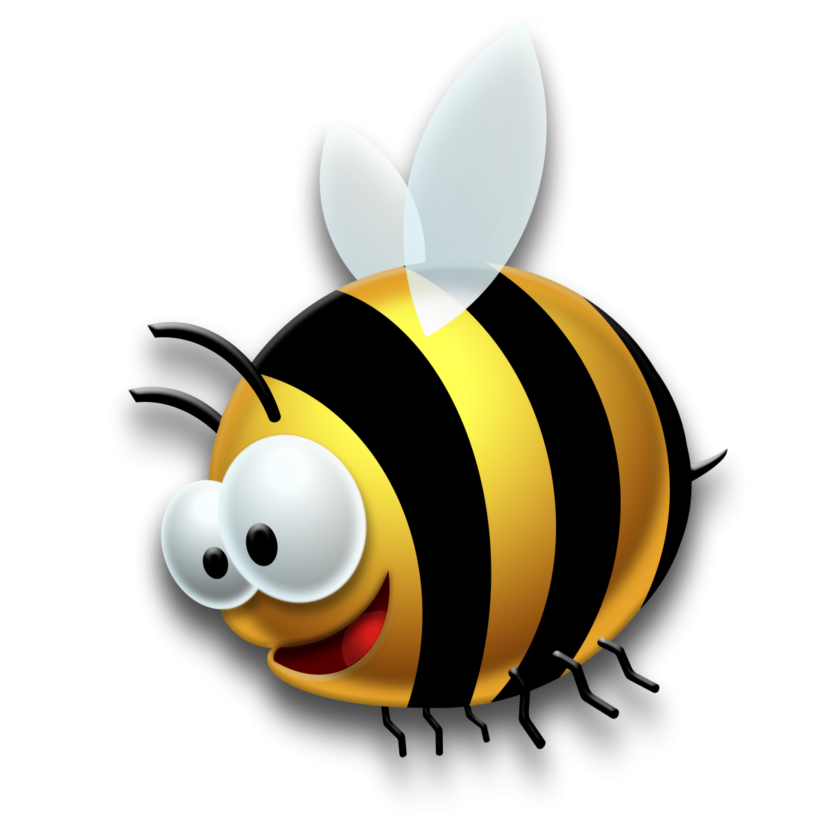 Профиль фигура пчелы из профиля