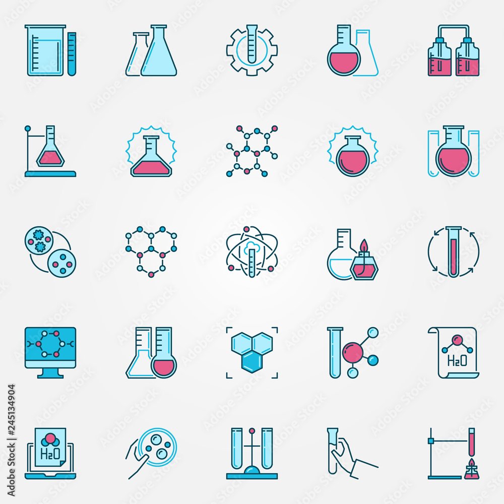 Знаки пиктограммы химии