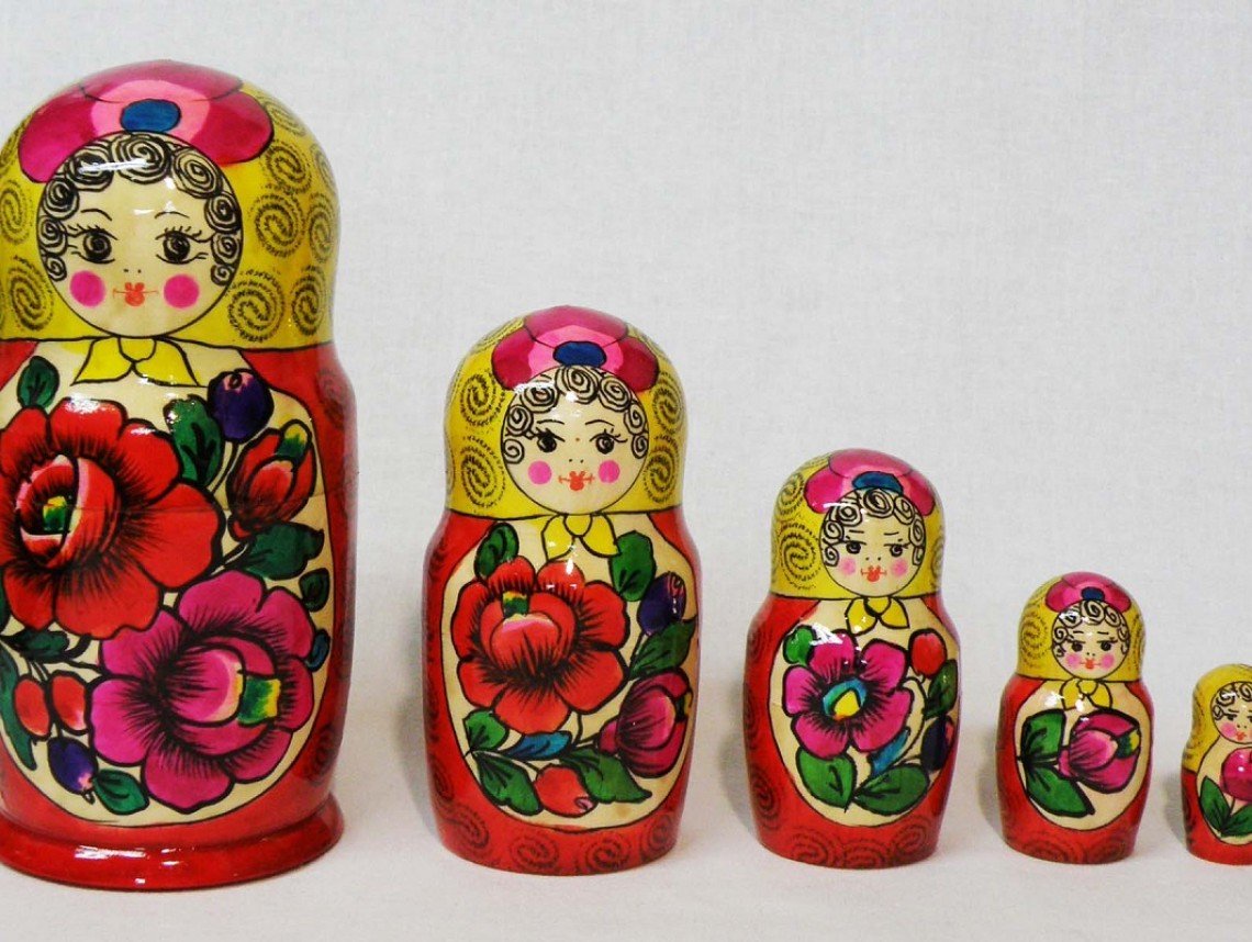 Полхов-Майданская роспись балалайка