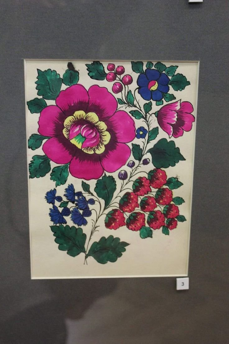 Полхов-Майданская роспись ключница