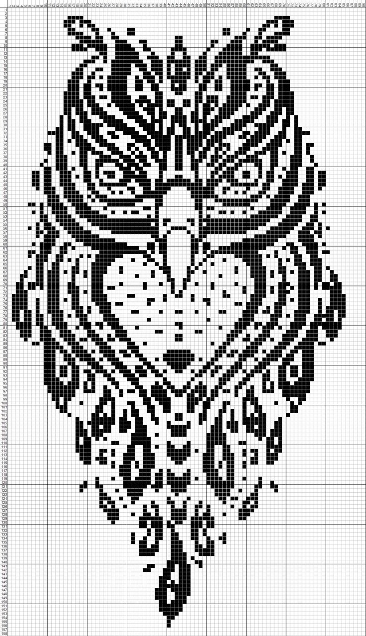 Рисунки по клеточкам сложн