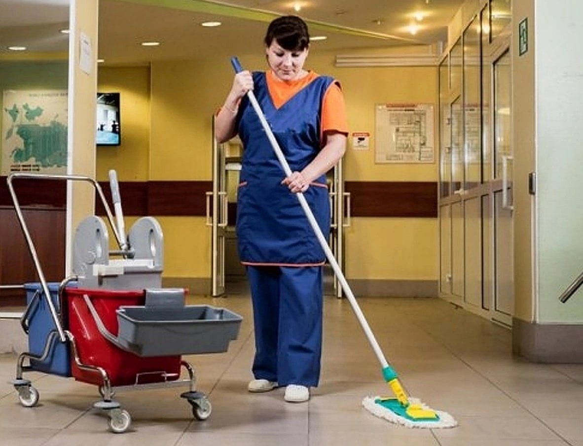 Карикатура уборка в доме