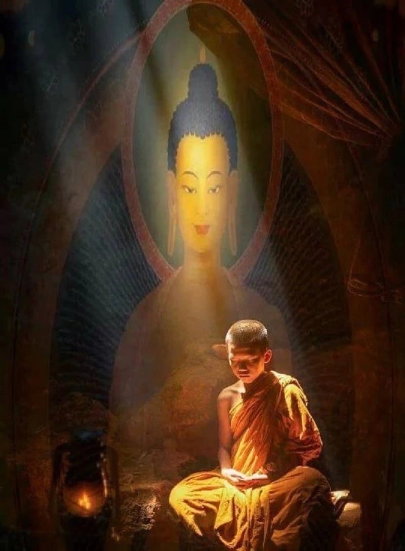 Прическа буддийских монахов