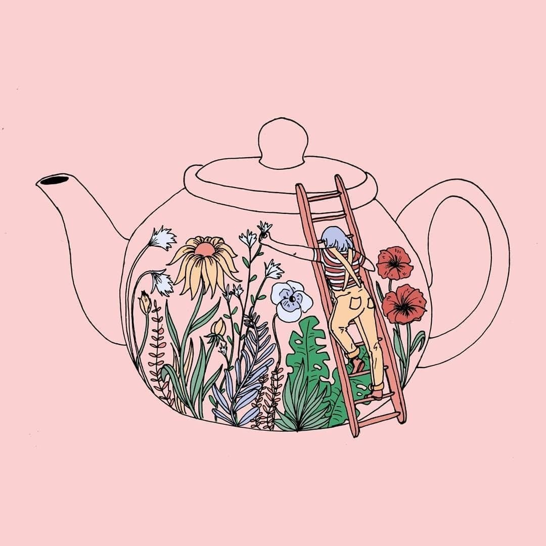 Чай рисунок