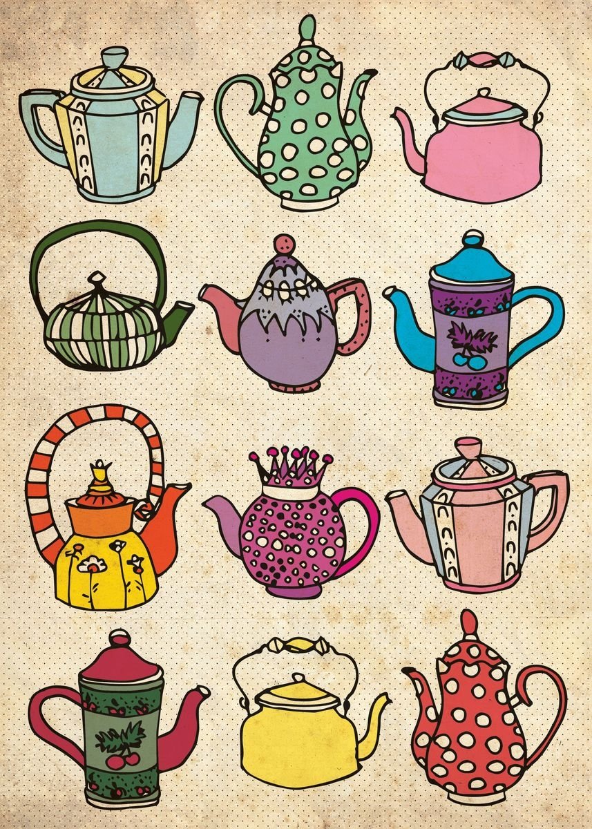 Стилизованный чайник