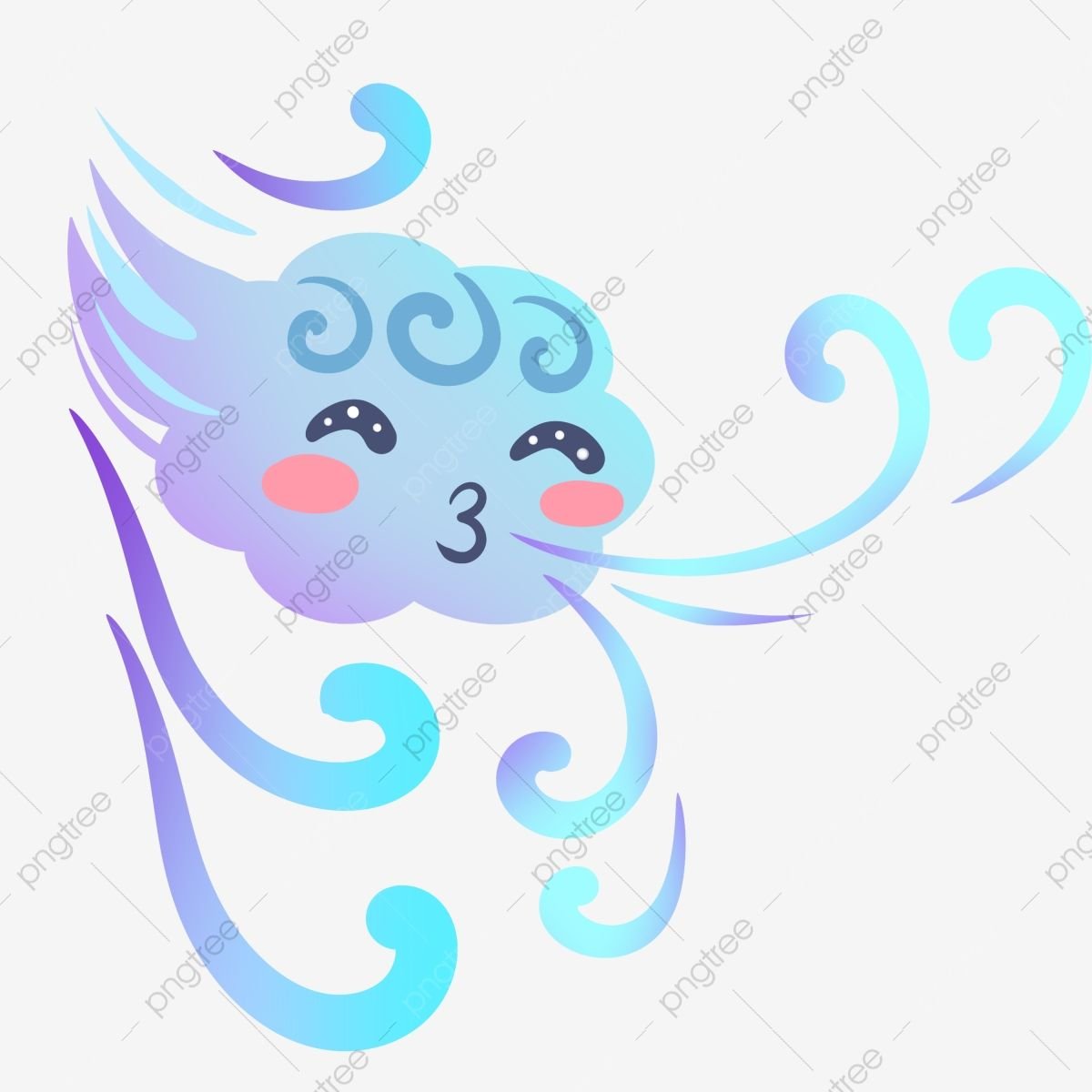 Ветерок мультяшный