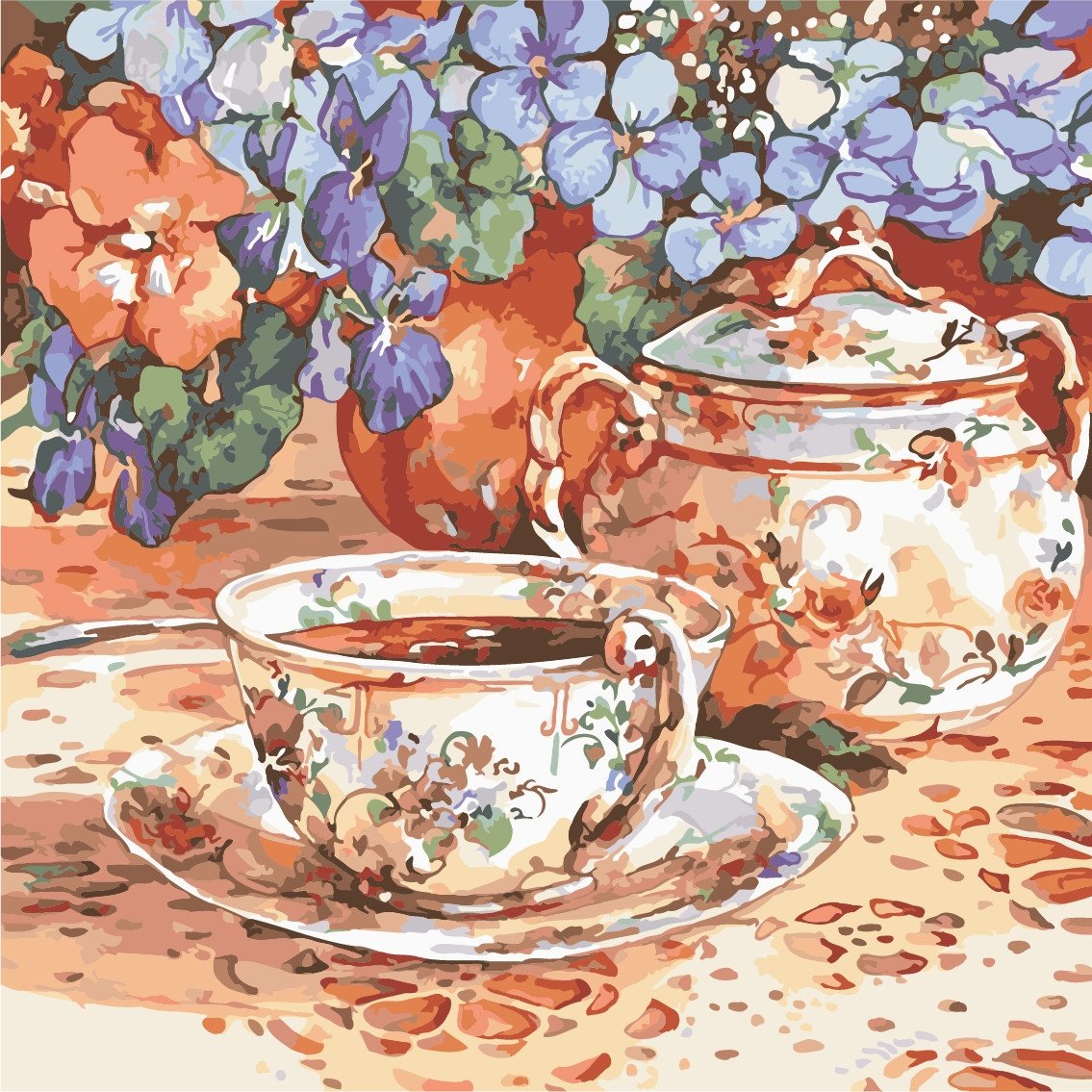 Чаепитие картинки для детей