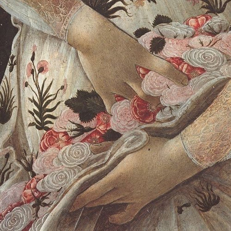 Картина Боттичелли руки