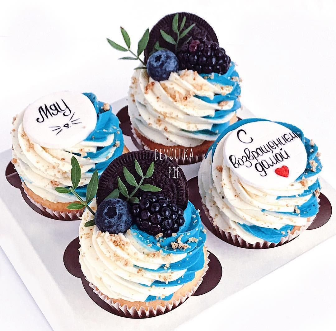 Пикник капкейки