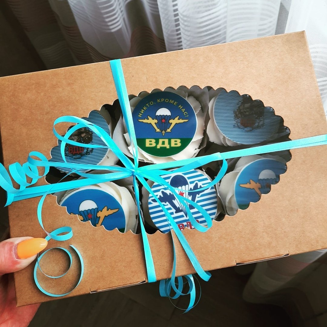 Вафельная картинка ВДВ на торт