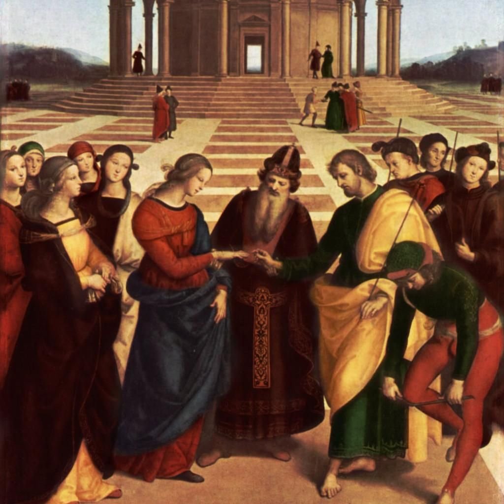 Обручение Девы Марии Иосифу Рафаэль Санти