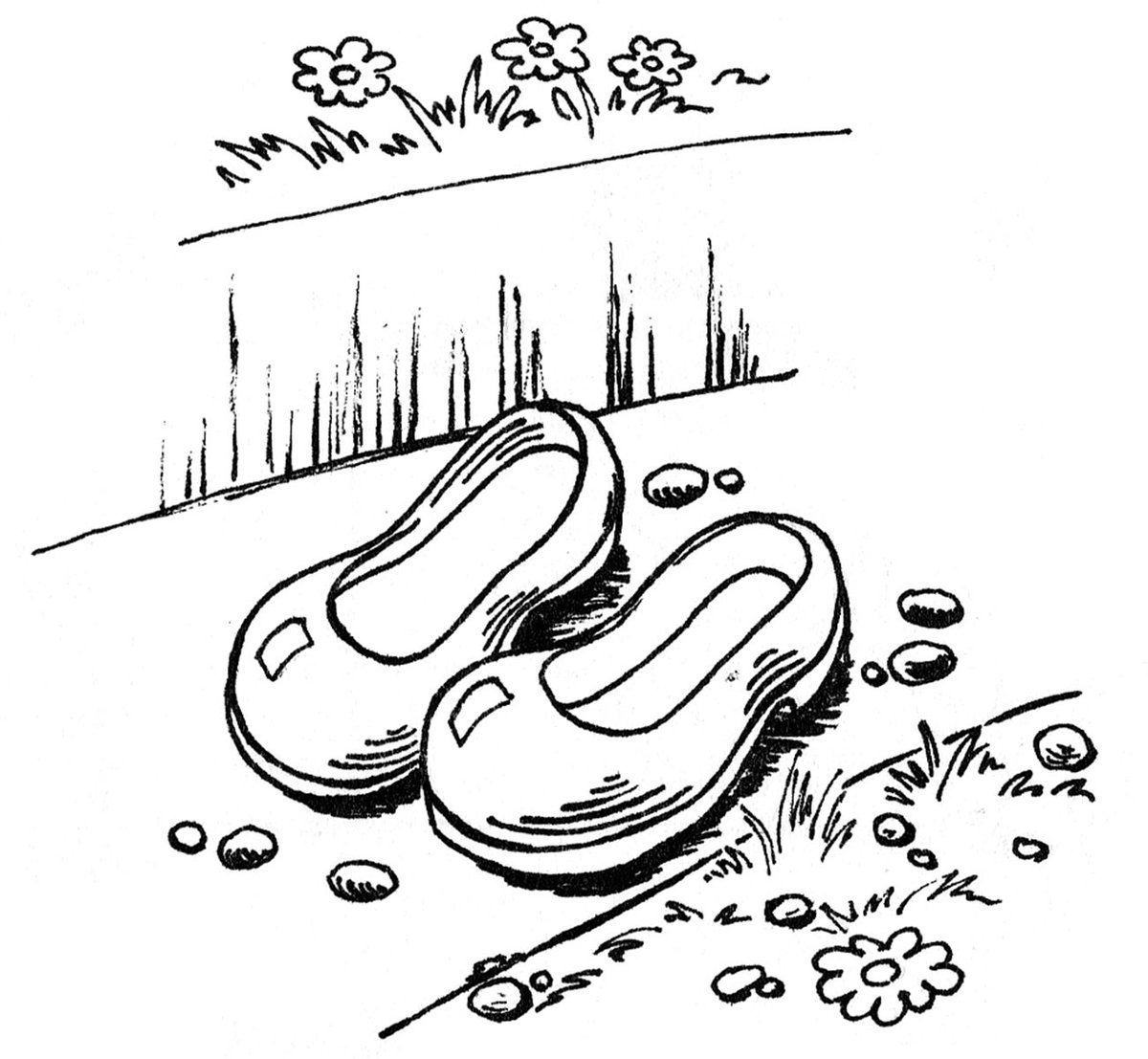 Галоши с рисунком