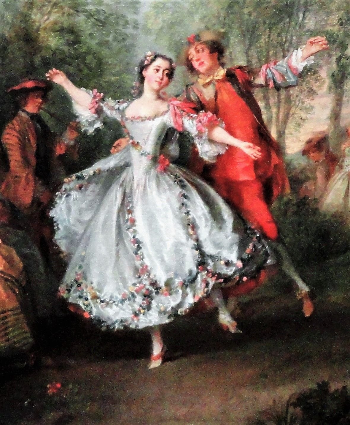 Танцующая Камарго Никола Ланкре