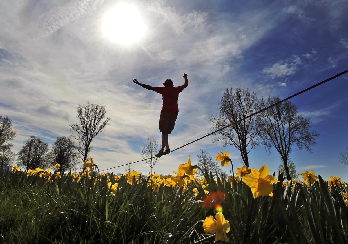 Пейзаж день и ночь