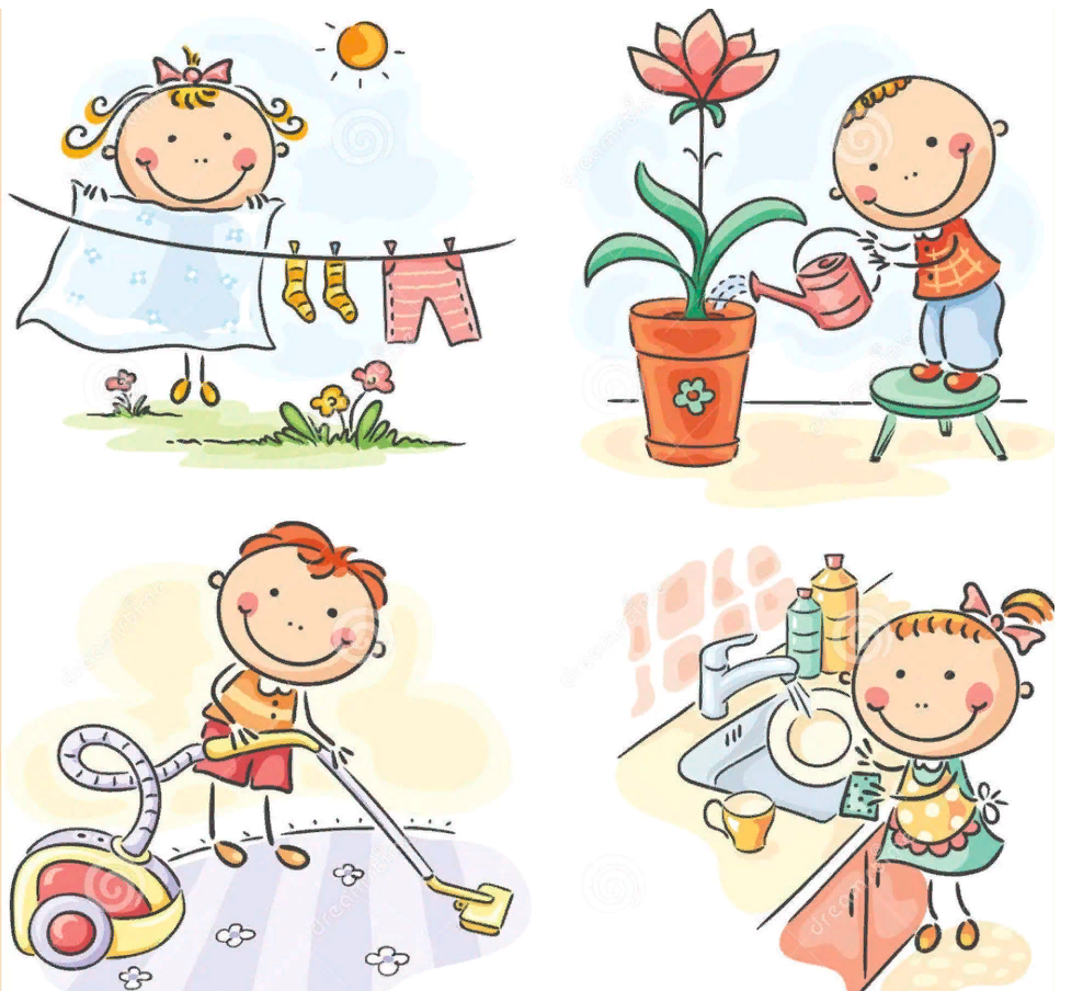 Картина мама моет посуду