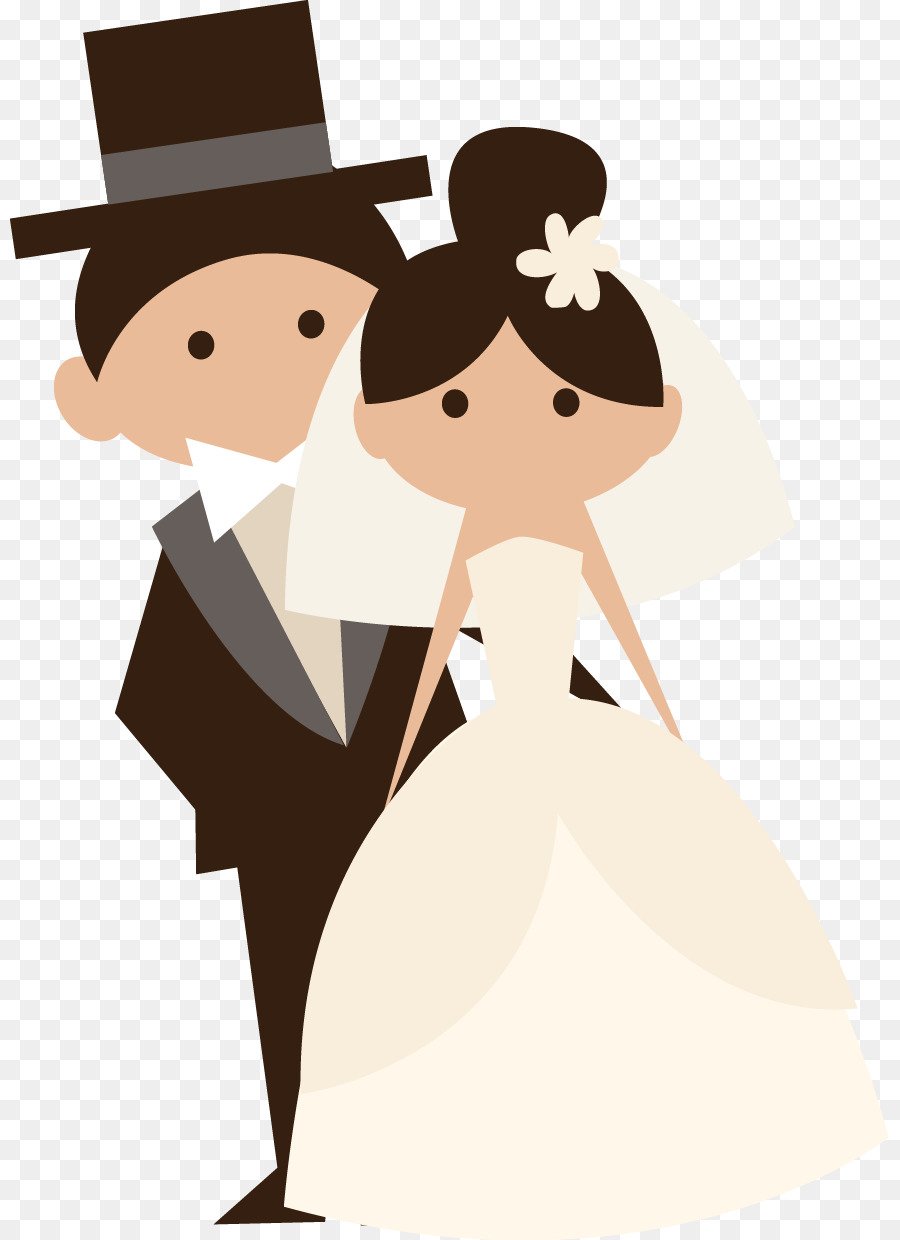 Силуэт жениха и невесты