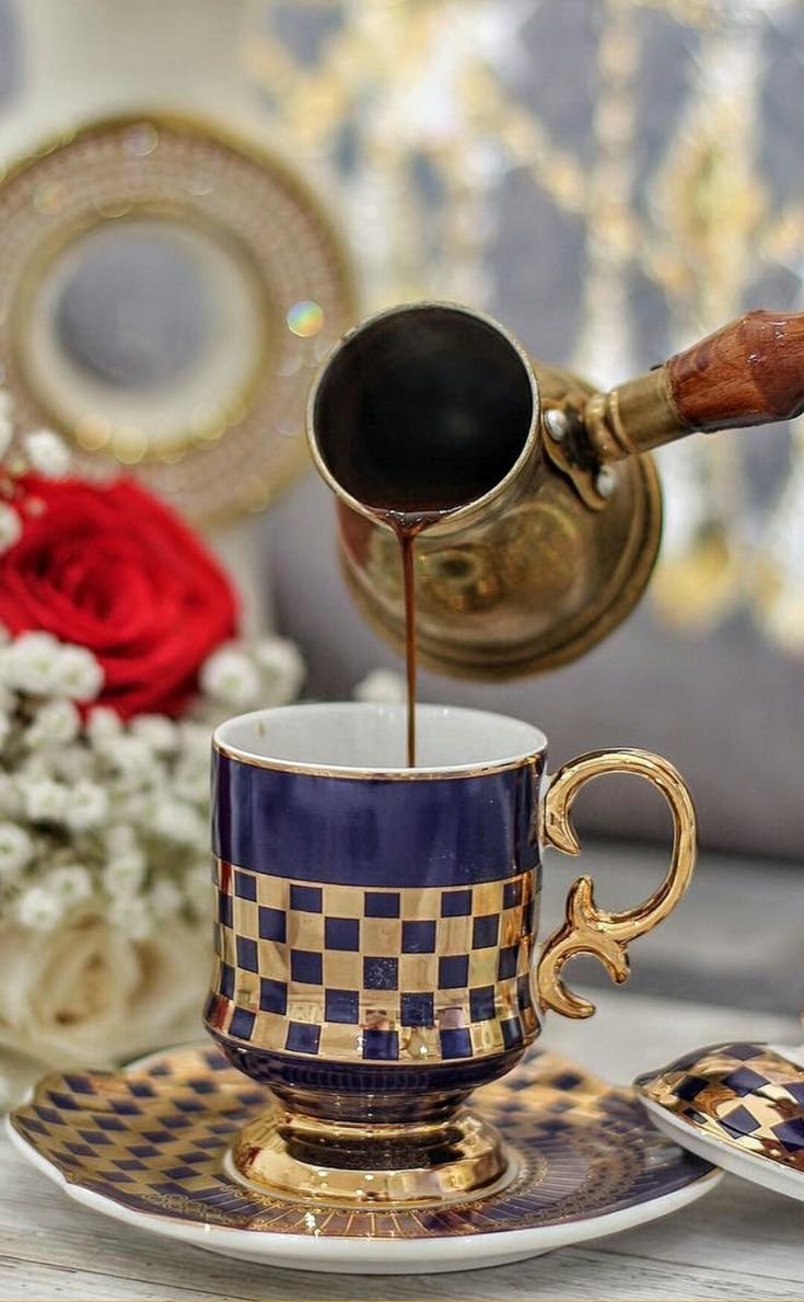 Красивая чашка кофе