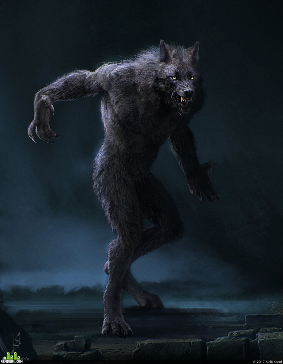 Волк оборотень Werewolf