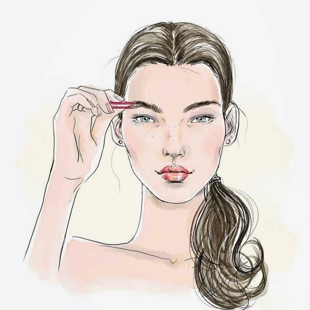 Рисуем брови