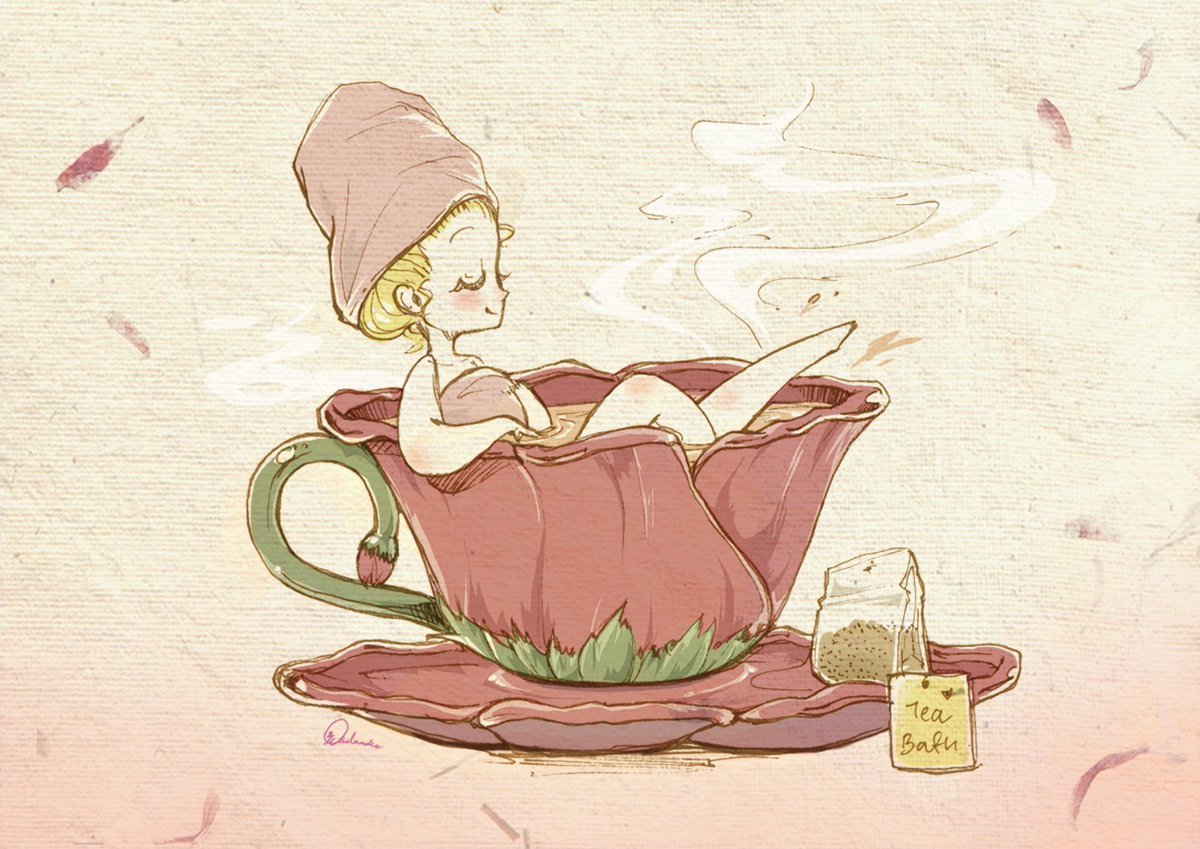 Чаепитие иллюстрации