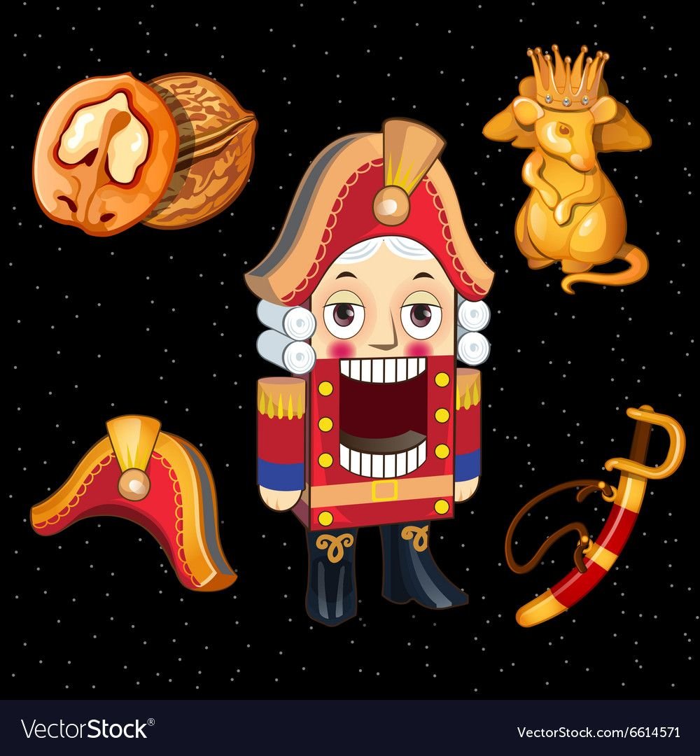 Щелкунчик герои вектор