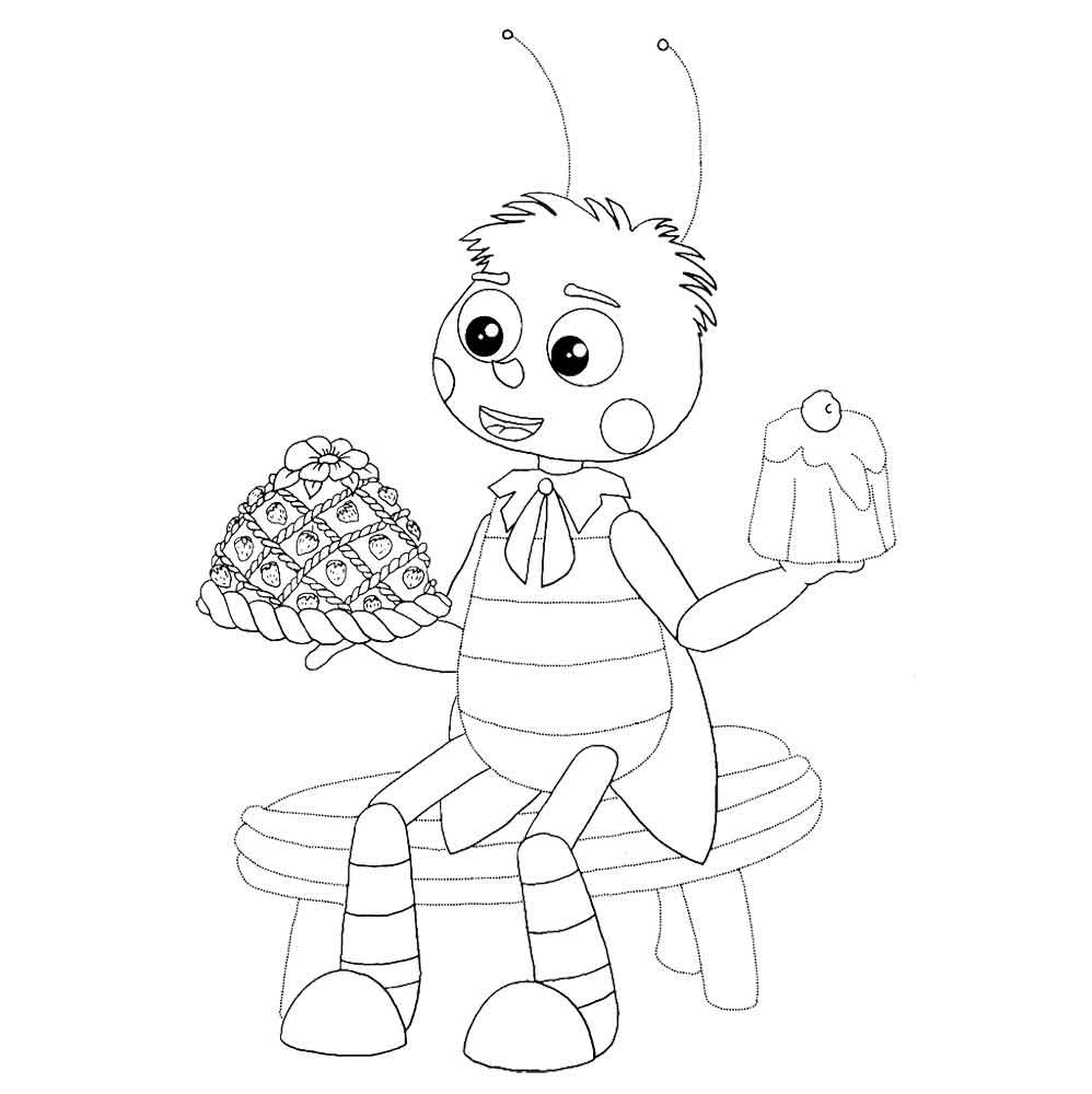 Лунтик Мила и Пчеленок