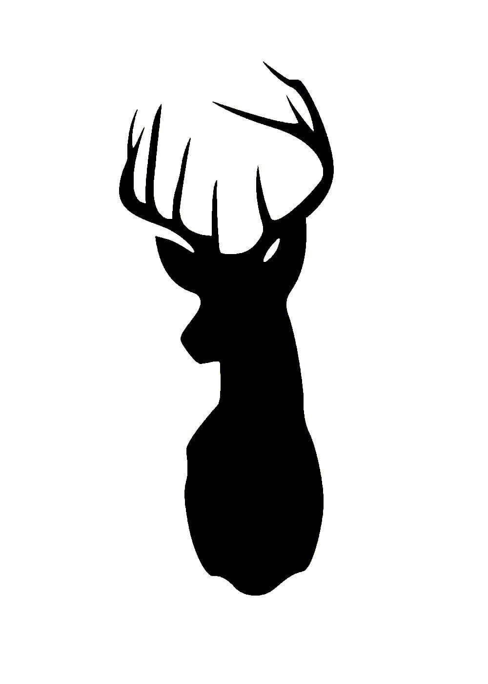 Трафарет "олени"