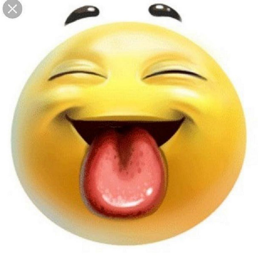 Смайлик показывает язык