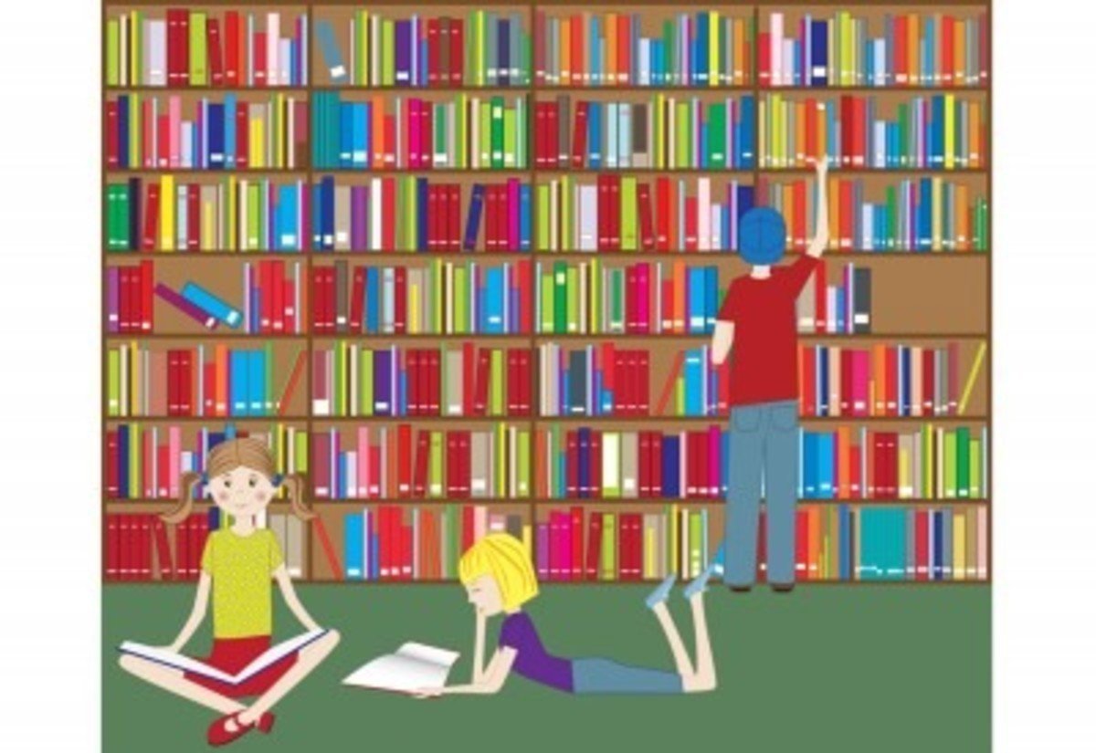 Нарисовать библиотеку