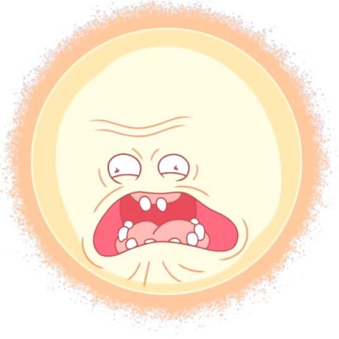 Тату солнце и Луна эскиз