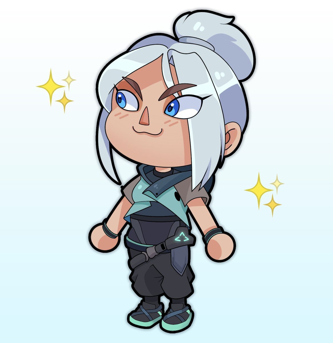 Jett valorant Chibi