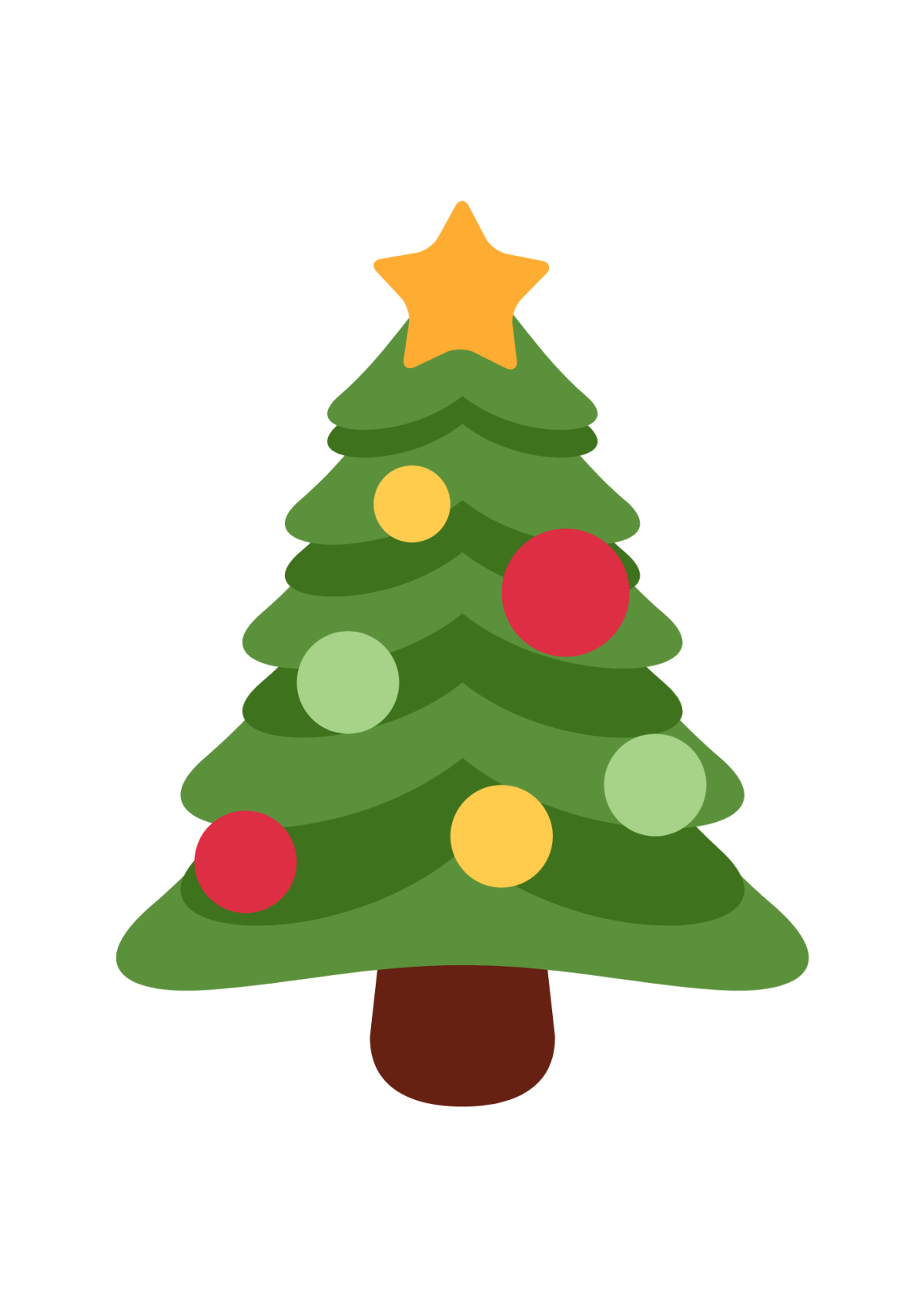 Эмодзи елочка